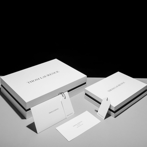 Custom Logo White Rigid Hard Case Cardboard Packaging Lid And Base Rigid Paper Gift Box