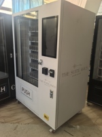 Máquina Expendedora Automática Refrigerada de Bebidas y Aperitivos, Autoservicio Inteligente, Pantalla Táctil de Acero Inoxidable, Gestión Basada en la Nube