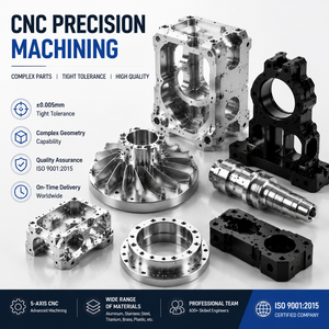 Services de fraisage CNC de haute précision sur mesure pour pièces en aluminium, laiton et acier inoxydable - Product Image 1