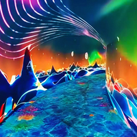 Écran LED interactif de tunnel temporel, mur vidéo micro-LED incurvé flexible immersif 8K, certifié cinéma aérien, HDR