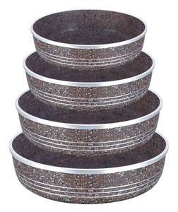 Cooklover personnalisé 4-en-1 <span class=keywords><strong>3D</strong></span> mini moule à gâteau en aluminium à revêtement en céramique rond Design moderne avec fond en métal à induction - Product Image 6