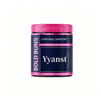Capsules de soutien au cortisol Bold Buns de haute qualité – Formule apaisante et relaxante pour la gestion du stress, le sommeil et l'humeur
