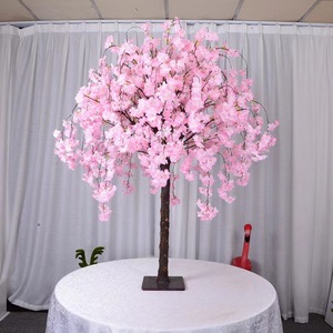 Decoración de Boda, Árboles Artificiales, Adorno para Centro Comercial, Hotel, Fiesta, Paisaje, Gran Árbol de Cerezo, Árbol de Flores de Cerezo Rosa y Blanco - Product Image 1