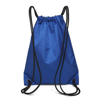 Sac à cordon personnalisé de haute qualité, sac à cordon uni en polyester brodé