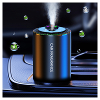 Diffuseur d'huiles essentielles portable sans eau et humidificateur électrique pour voiture et usage domestique, design de plafond en forme d'étoile à trois couleurs