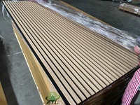 Panneau mural acoustique en bois MDF 3D avec marquage CE, écologique, insonorisant, décoration intérieure, panneau mural acoustique