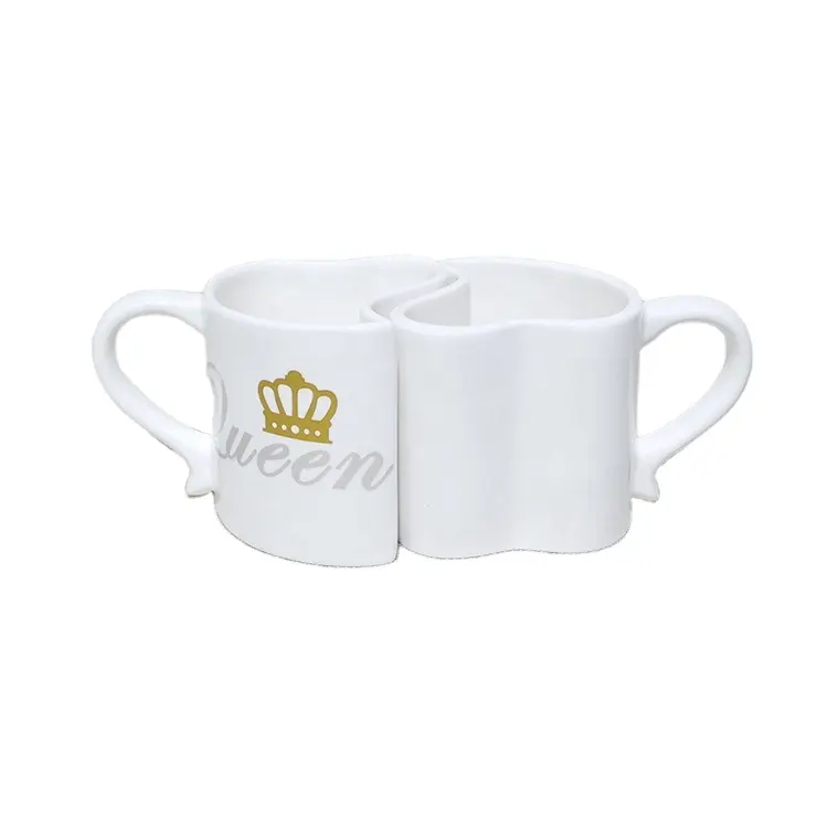 Souvenir de mariage pour couple d'amour paillettes changement de couleur sublimation tasses en céramique forme de coeur tasse à café tasse pour cadeaux