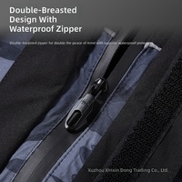 Ensemble imperméable SINOLL pour moto et vélo, veste et pantalon de pluie respirants et légers avec bande réfléchissante