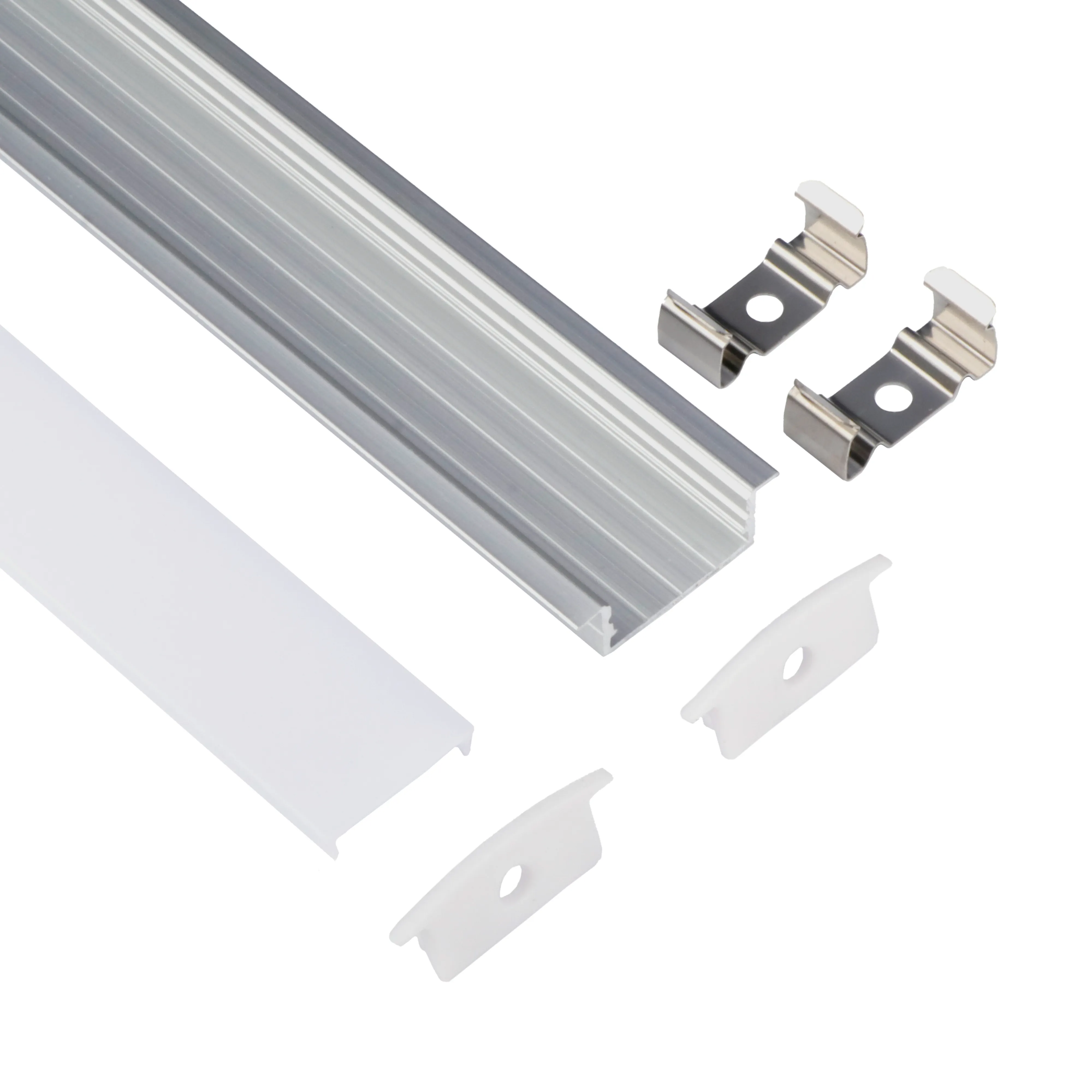 Pabrik grosir 3M Led lampu aluminium sudut dinding Linear dekorasi tangga lampu Bar LED Skirting Alum