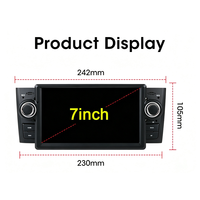 Autoradio Android 7 pouces pour Fiat Linea, montage sur tableau de bord, Android Auto sans fil, CarPlay intégré, WiFi, 1024x600