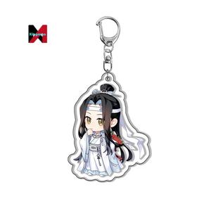 Llavero acrílico del fundador de Diabolism con <span class=keywords><strong>Wei</strong></span> <span class=keywords><strong>Wuxian</strong></span> y Lan Sizhui para Anime Backpack Hang Charm - Product Image 3