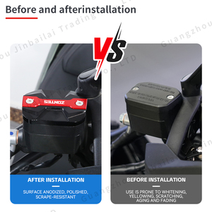 Protector de la Cubierta Superior de la Bomba de Freno Delantero de Aleación de Aluminio Modificado para Motocicleta, Compatible con Zontes 368G/<span class=keywords><strong>D</strong></span>/E/<span class=keywords><strong>M</strong></span>/<span class=keywords><strong>K</strong></span> 150X - Product Image 6