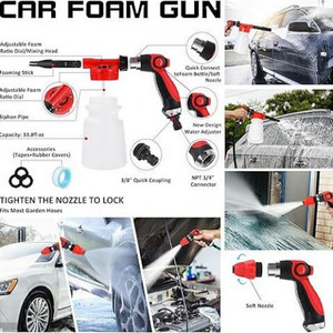 Kit d'outils de nettoyage pour l'intérieur de voiture : Brosse de detailing automobile, tampon de lavage, poils doux, sans rayures, pour les fentes - Product Image 2