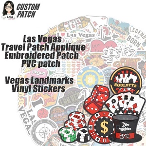 Bienvenido a FABULOUS LAS VEGAS PATCH NEVADA <span class=keywords><strong>CASINO</strong></span>, parche bordado de recuerdo para planchar o coser, para turismo y apuestas - Product Image 2