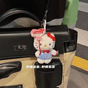 En stock Sanrioo Hello KT Pendentif en peluche Mignon Porte-clés Poupée Ornement de sac Mini cadeau tendance Jouets - Product Image 3