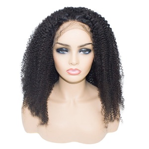 Best Selling Products Kinky Curly Wig Hair <b>Extension</b> Top Quality Hair Brazilian Unprocessed Hair Natural Color - Product Image 1