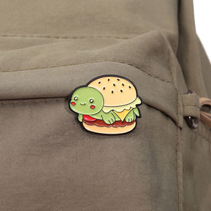 Mignon Hotdog Chien Émail Pin Dessin Animé Teckel Saucisse Broche Revers Badge Animal Nourriture Bijoux Cadeau pour <span class=keywords><strong>Amis</strong></span> En Gros - Product Image 3