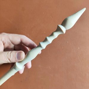 Varita Mágica de Madera de Abedul de 35.5 cm de Largo para Dibujar y Cosplay, Varita Mágica de Madera Ecológica - Product Image 5