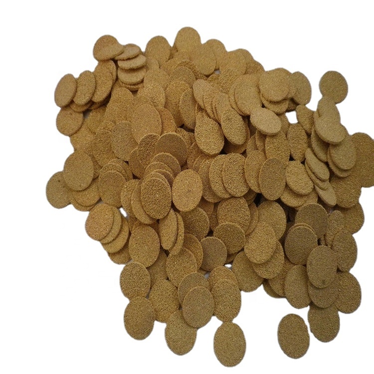 Фильтр из спеченной бронзы, Спеченный пористый дисковый фильтр, сетка фильтра для спекания