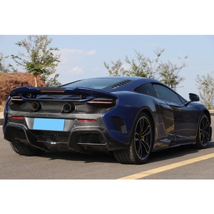 2015-2018 Car modification upgrade front bumper <b>engine</b> <b>hood</b> fender mudguard carbon fiber rear bumper body kit for McLaren 650LT - Product Image 6