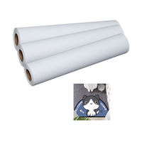 Papier d'impression à séchage rapide 29gsm44\"1500m Papier de transfert thermique de haute qualité Prix bas Vente directe d'usine Papier de sublimation