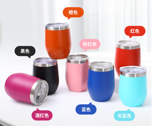 Vente en gros de tasses de voyage isothermes en acier inoxydable 304 de 12 oz avec logo personnalisé et couvercle pour bière, <span class=keywords><strong>thé</strong></span>, café - Product Image 4