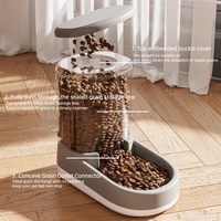 Accessoires pour animaux de compagnie, fournitures pour chiens, bols et distributeurs automatiques de nourriture pour chiens en plastique, distributeur d'eau par gravité pour chien