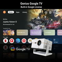 Projecteur portable Google GTV 4k YG628 Ultra 1080p 600ANSI Auto Focus Décodage Android Vidéoprojecteur 4k Projecteur 1080P 4k