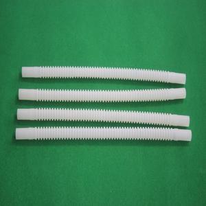 Tuyau de pompe en nylon ondulé de couleur blanche - Product Image 4