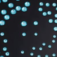 Perles de strass à coudre Lagoon 6 mm en résine époxy turquoise clair, à dos plat, trou central, breloques diamant pour la confection de vêtements, modèle