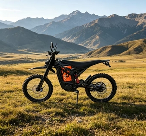 Bicicleta Eléctrica de 3 Velocidades, Motor sin Escobillas, Batería de Litio de 72V, Cuadro de Aluminio, Impermeable, Ruedas de 24 Pulgadas, Frenos de Disco Hidráulicos - Product Image 1
