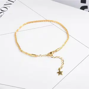 Unique Private Label Jewelry Mama Bracelet Stainless Steel Women Foot Is Bracelet Extension 316 L