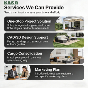 Lit de Jour Design Moderne avec Baldaquin, Mobilier de Patio, Chaise Longue de Luxe pour Hôtel et Jardin, Chaise Longue Ronde en Aluminium et Rotin PE pour Extérieur - Product Image 6