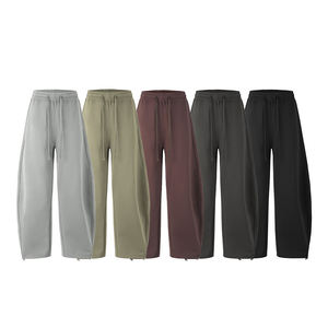 กางเกงวอร์ม QUICKSHOW รุ่นสั่งทำพิเศษ ผ้าฟลีซ 365 GSM ทรงตรง กางเกงแทรคสูท ผ้าฟลีซแบบซ้อน กางเกงวอร์มแบบยูนิเซ็กซ์ กางเกงวอร์มผู้ชาย - Product Image 5