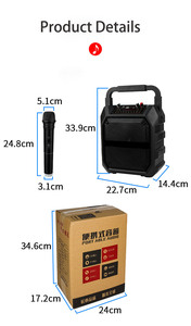 Loa Di Động Bán Sỉ OEM Công Suất 45W Với Pin Lithium TWS/FM/USB/AUX IN/MIC IN/Sạc Được - Product Image 5