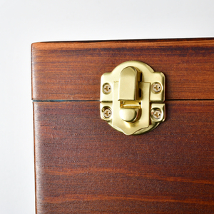 Cierre de pestillo de caja de Metal Vintage para pequeñas cajas de regalo de madera, estuches de joyería, cajas artesanales hebilla de Hardware - Product Image 3