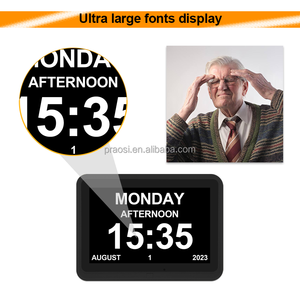 Pros Smart Digital Calendar Clock Wifi Demencia Reloj Personas mayores Medicina Recordatorios Alarmas <span class=keywords><strong>Agenda</strong></span> Fotos Mensajes A través de la aplicación - Product Image 3