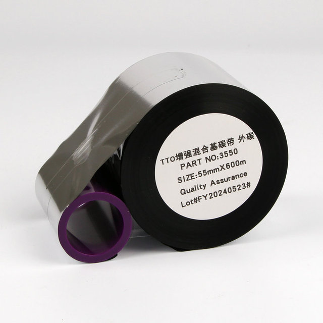 LTLL Custom 55mmX600m Wax Resin Mixed Thermal Transfer High Speed TTO Ribbon for Videojet Markem Imaje Domino Linx Dikai UCS