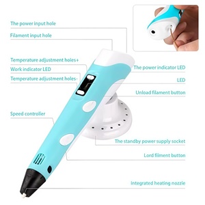 Penna 3D BJQ OEM per Stampa 3D, Penna per Disegno 3D, Giocattolo per Bambini, Set con Borsa Portaoggetti, Giocattoli Educativi Fai-da-Te per Bambini - Product Image 5