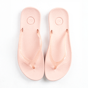 KLUK Luna Uno Jelly Pink Tongs pour femmes - Sandales anatomiques de qualité supérieure avec soutien profilé pour la plage et le quotidien - Product Image 1