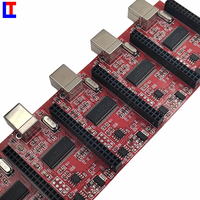 Diseño de PCBA de 4.2v 2a, ventilador BLDC USB 3.0, placa PCB universal con control remoto para atracciones, servicio de ensamblaje de placas PCB con control remoto.