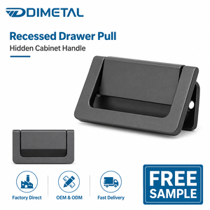 Multiple Color Flush Pull Handle Recessed <strong>Door</strong> Handle for Sliding <strong>Door</strong> Cabinet Drawer - Product Image 1