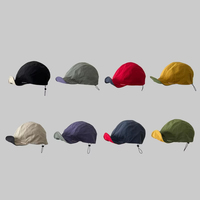 Gorra de Senderismo Plegable con Logotipo Personalizado, de Secado Rápido, Impermeable, de Nailon, con Visera Suave Abatible, Cordón Ajustable, Estilo Gorpcore, para Deportes y Running