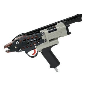 <span class=keywords><strong>Agrafeuse</strong></span> pneumatique industrielle WOODPECKER C-7CF52, pistolet à agrafes pour anneaux de fer, calibre 15, couronne de 3/4 pouce, diamètre de fermeture de 4,8-8 mm, corps en aluminium - Product Image 1