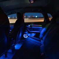 Kit de Iluminación Ambiental para Auto KYNCHO, Iluminación Interior LED Symphony para Audi A3 8Y 2021-2025, 64 Colores, Control por Pantalla BT, Actualización