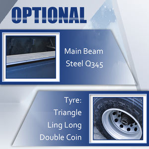 Semi-<span class=keywords><strong>remorque</strong></span> à plateau fermé pour le transport de marchandises sur longue distance, 3 essieux, capacité de charge de 60 tonnes, avec <span class=keywords><strong>porte</strong></span> latérale ouvrante - Product Image 5