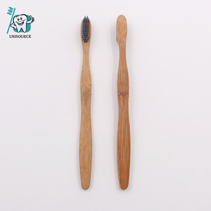 Cepillos de Dientes de Bambú, Paquete de 4, Ecológicos, Biodegradables, Manuales para Adultos, Mango de Bambú Natural, Cerdas de Carbón - Product Image 5