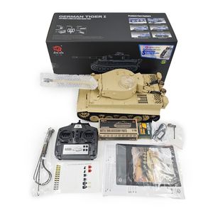 Coolbank 1/16 RC <span class=keywords><strong>Char</strong></span> Allemand Tiger I 7.0 Mise à Niveau de la Carte 3818-1 Véhicule Militaire <span class=keywords><strong>Radiocommandé</strong></span> Lourd avec Son et Fumée - Product Image 3