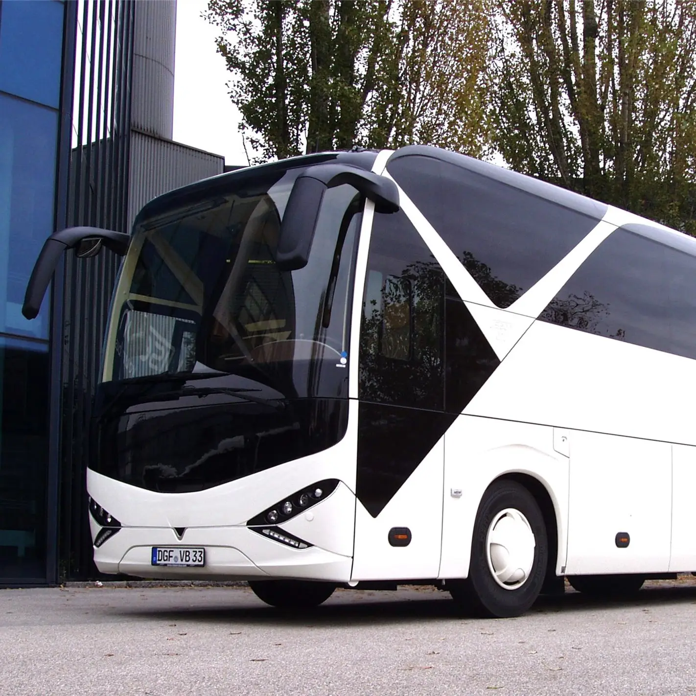 Bus Mewah Baru 13 Meter dengan Toilet Diesel Shuttle Bus Coach Bus