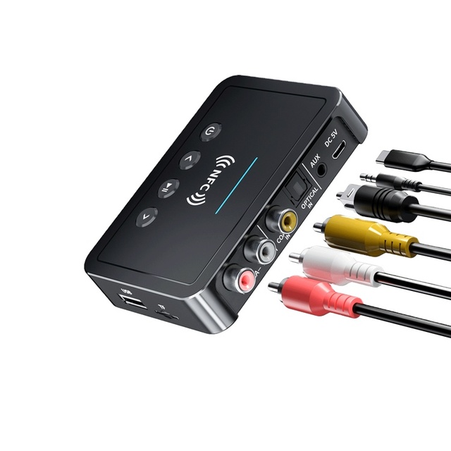 M6 NFC Wireless Wireless Receiver 5.0 Transmitter FM Three-in-One Audio Adapter Computer